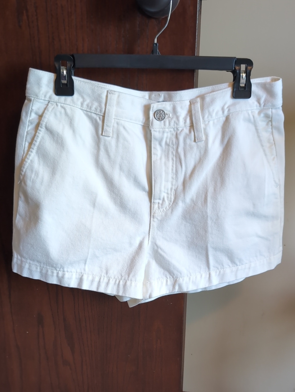 J. Crew White Denim Shorts